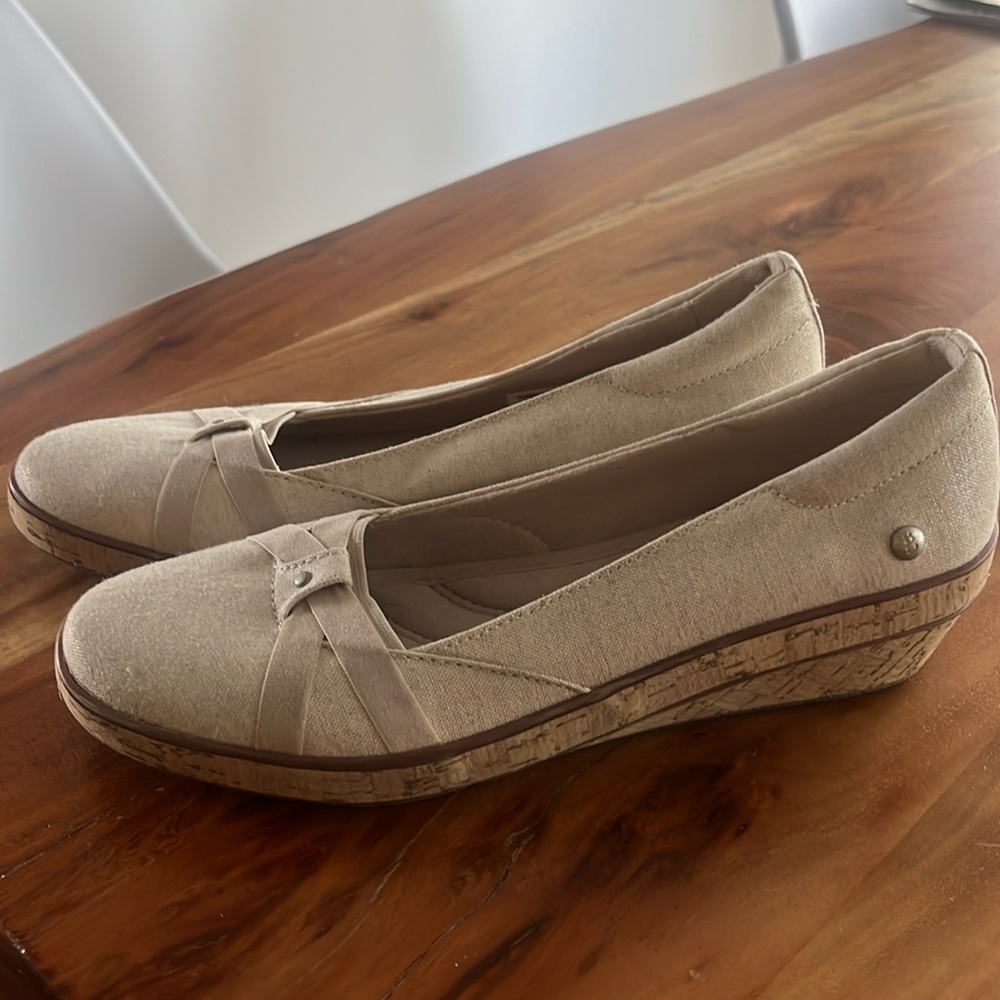 Keds Grasshopper Wedge Cork Shoes sz 7.5